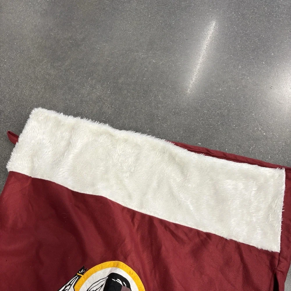 Redskin Stocking Halloween Costume Christmas NFL Commanders Burgandy 1 Sz Adult‎